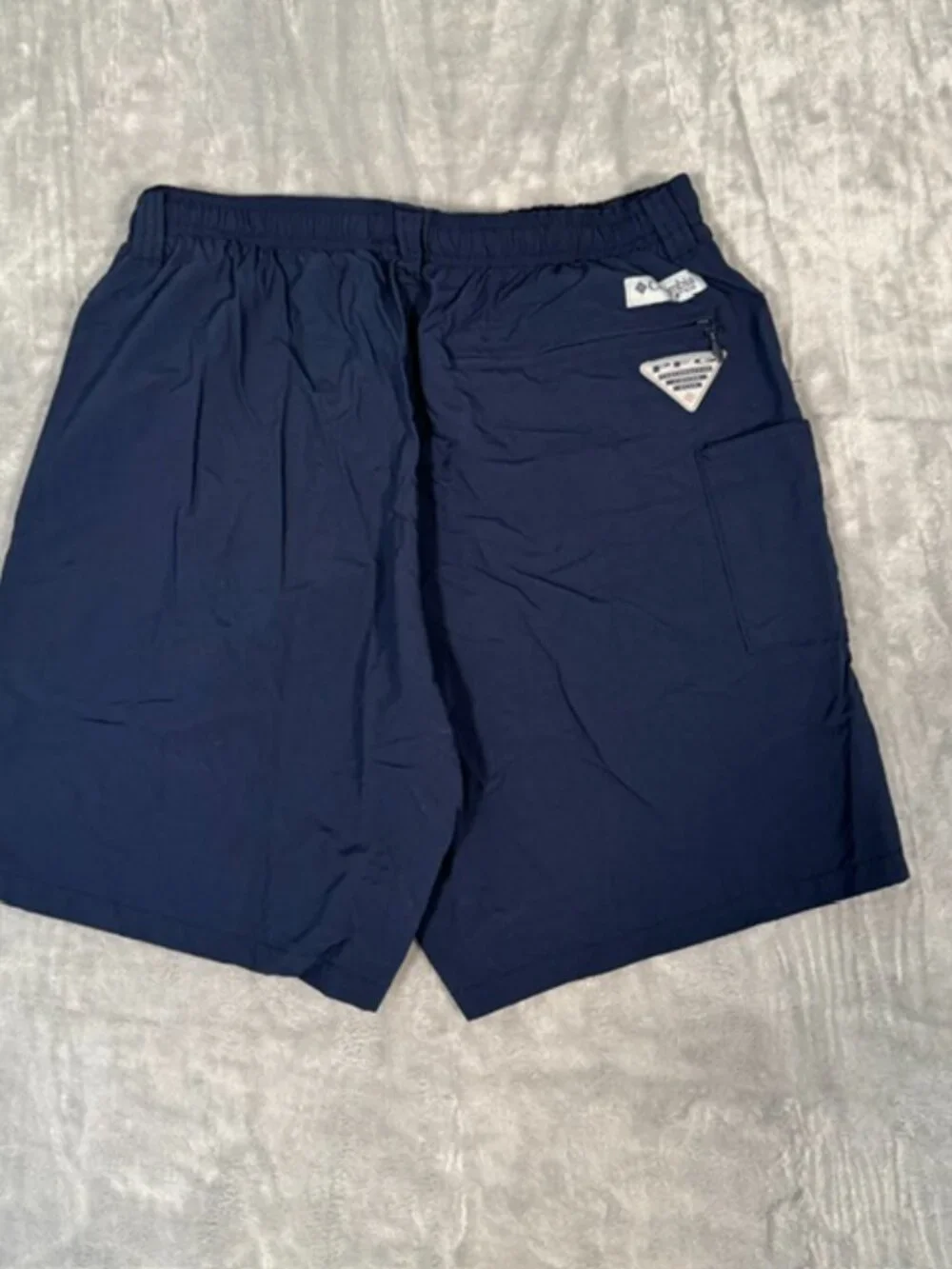 Columbia PFG Backcast III Men's Navy Water Shorts Omni-Shade Sz S